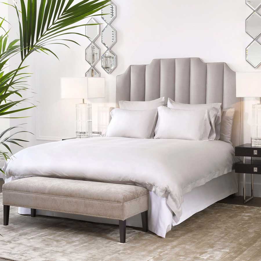 Upholstered headboards and beds