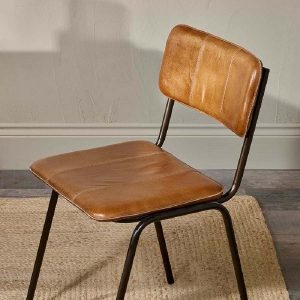 Ukari leather chair by Nkuku