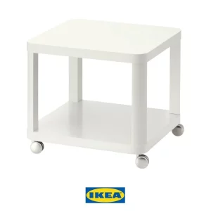 Mesa auxiliar Tingby blanca de Ikea