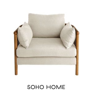 Sidney cane armchair from Soho Home