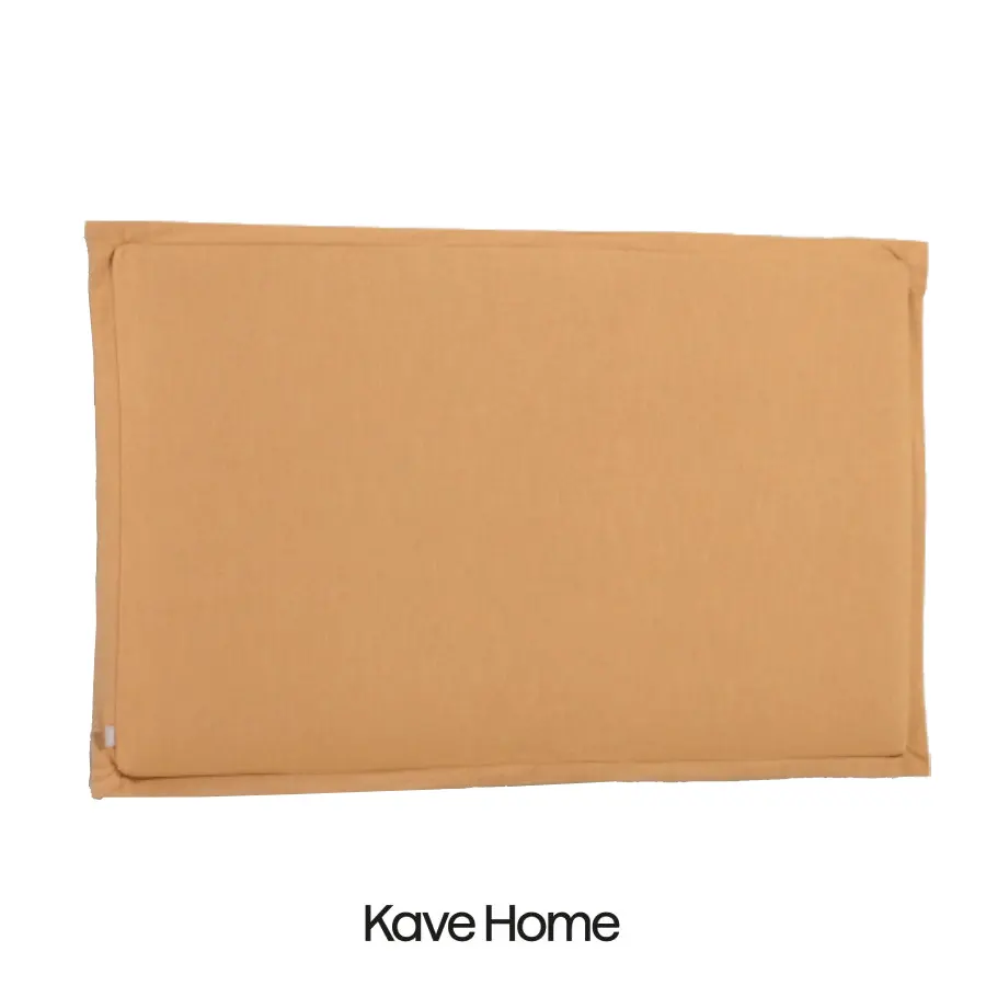 Cabecero en lino mostaza Tanit de Kave Home