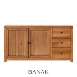 Aparador Tiber de madera maciza de Banak