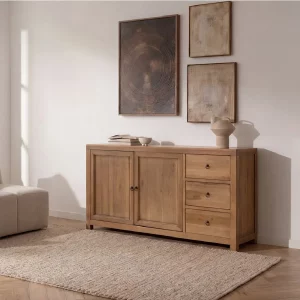 Aparador Tiber de madera maciza de Banak