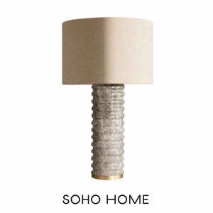 Marble table lamp Casper by Soho Home