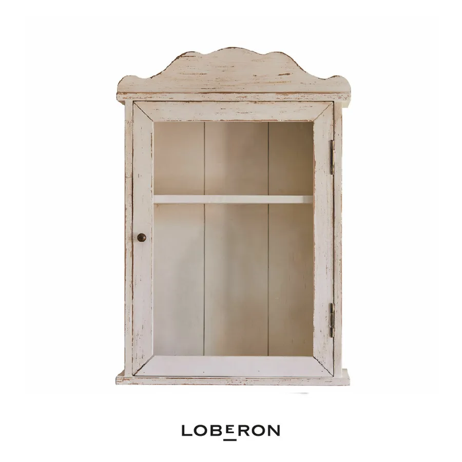 Meuble de rangement mural blanc Sandrine de Loberon