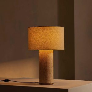 Marble Remi Stone table lamp by Soho Home