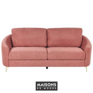 Sofá rosa Trosa de Beliani