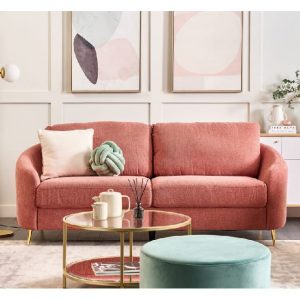 Sofá rosa Trosa de Beliani