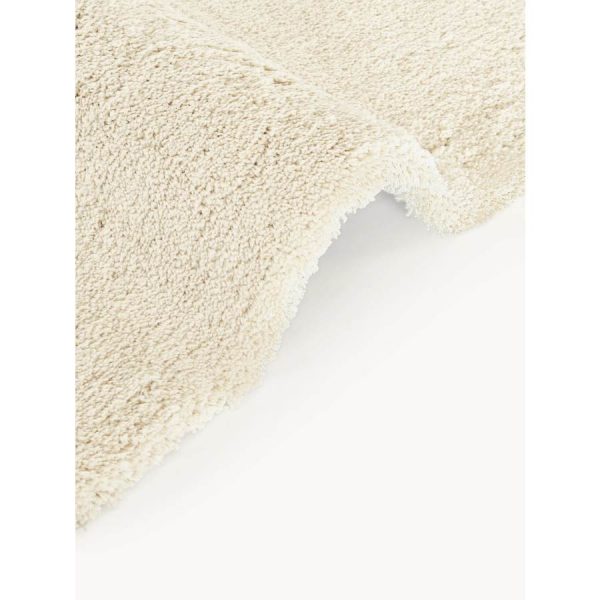 Alfombra Leigthon de pelo largo crema de Westwing