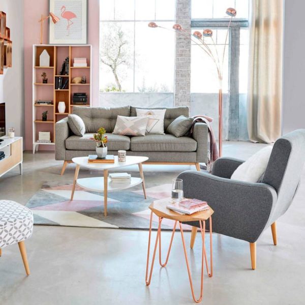 Canapé gris Brooke de Maisons du Monde