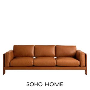 Marcia leather sofa by Soho Home