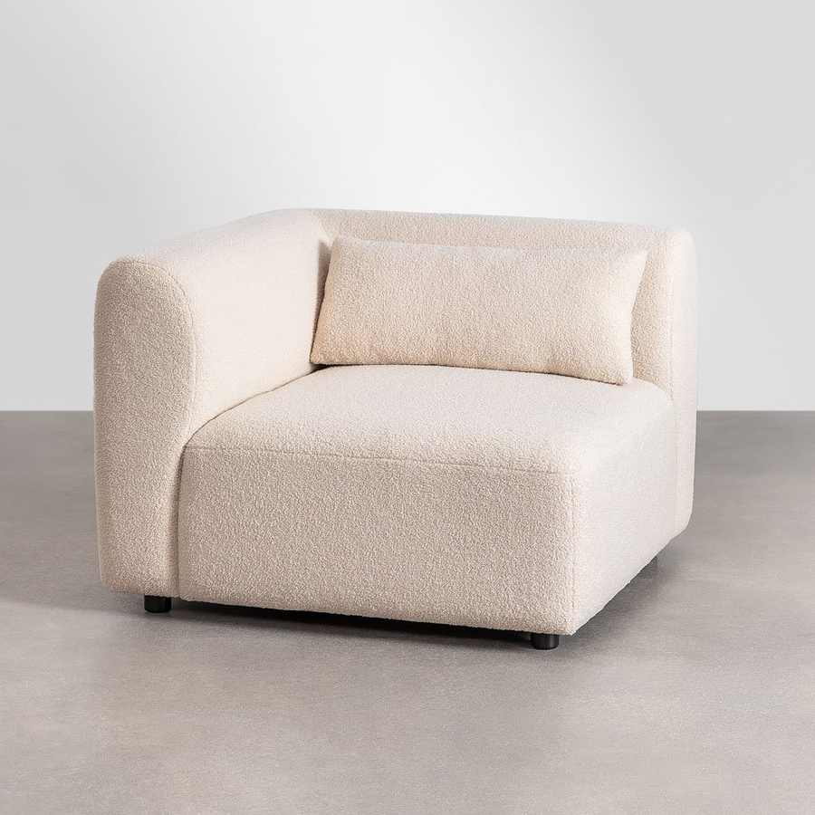 Sofá modular de borreguito Fogler de Sklum