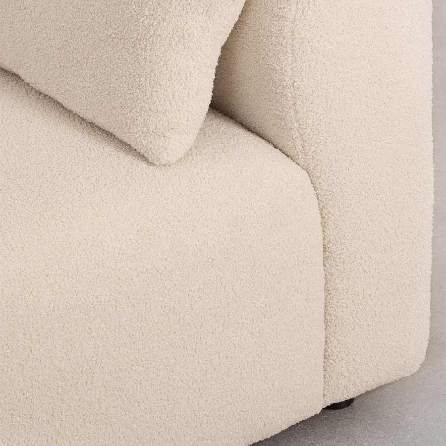 Sofá modular de borreguito Fogler de Sklum
