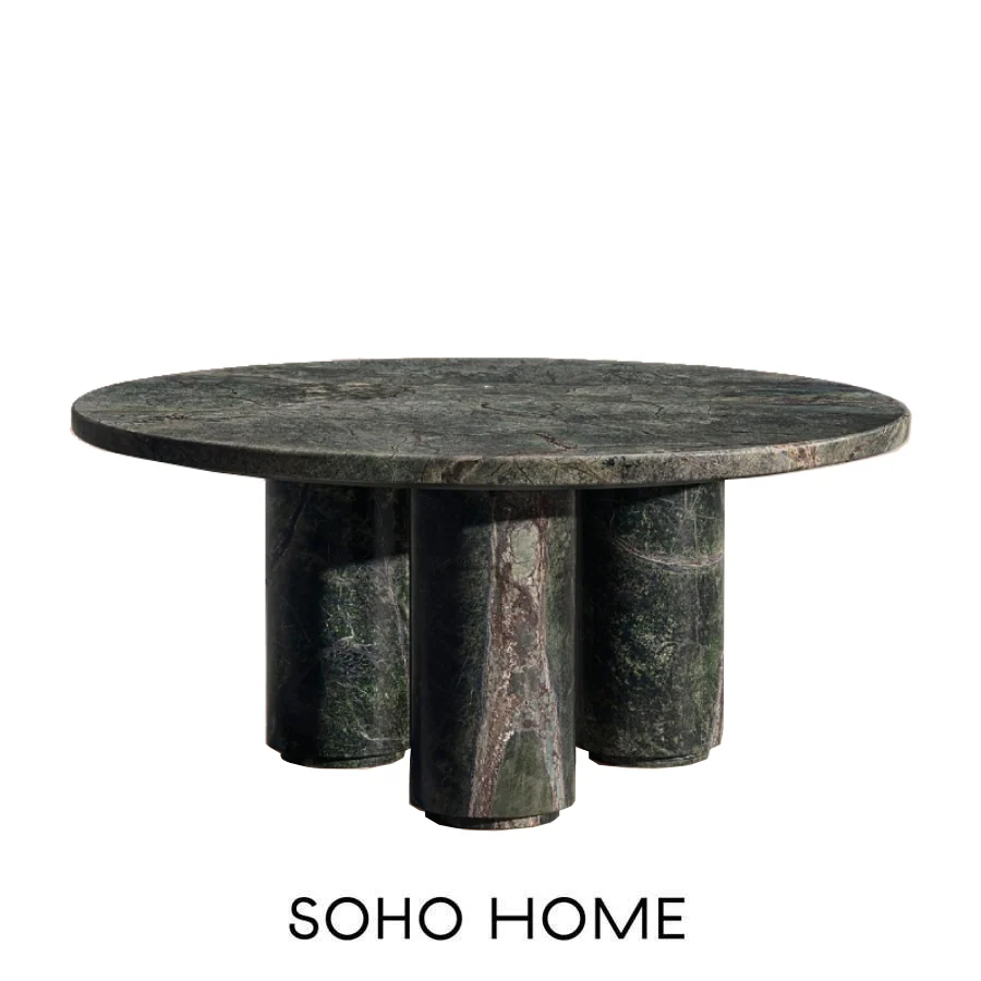 Tisbury green marble coffee marble by Soho Home
