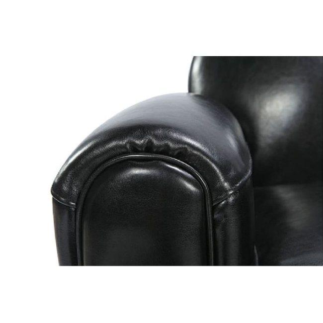 Canapé Club noir deux places