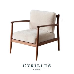 Fauteuil Charles beige de Cyrillus