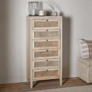 Kanz mango wood chest of drawers by Nkuku