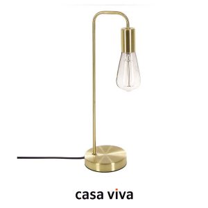 Lámpara de mesa dorada de Casa Viva