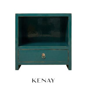 Mesita de noche Muare azul de Kenay