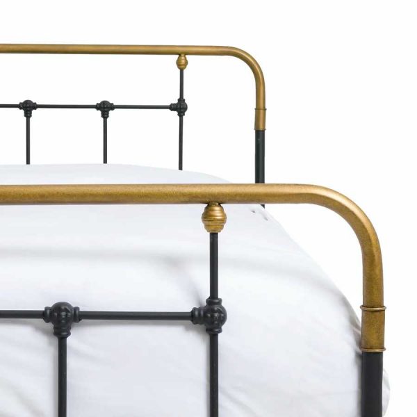 Asper bed in metal from La Redoute