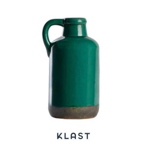 Jarrón Topa de cerámica verde de Klast