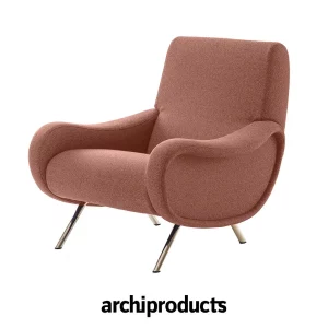 Lady fabric armchair by Cassina