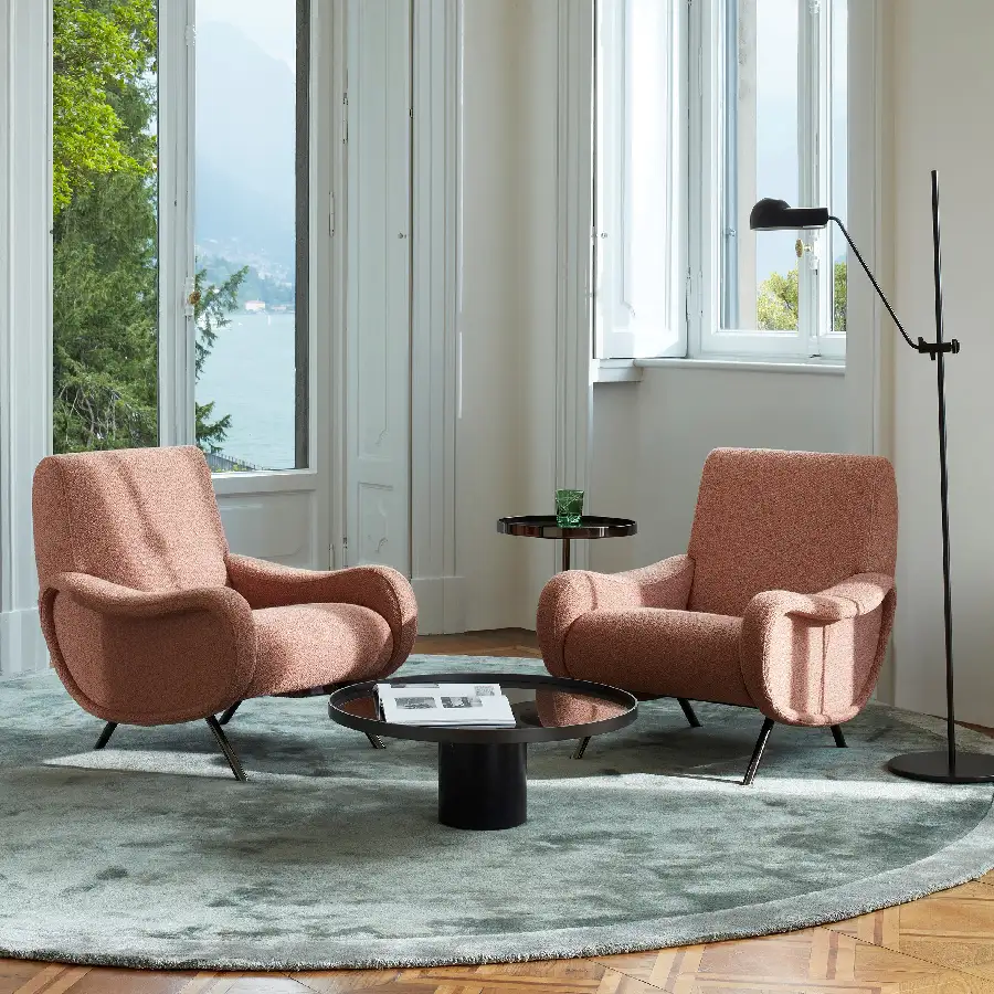 Lady fabric armchair by Cassina