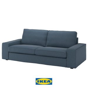 Sofá azul Kivik de Ikea