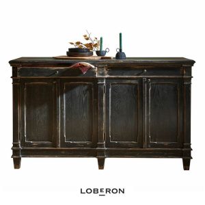 Aparador Chaveline negro envejecido de Loberon