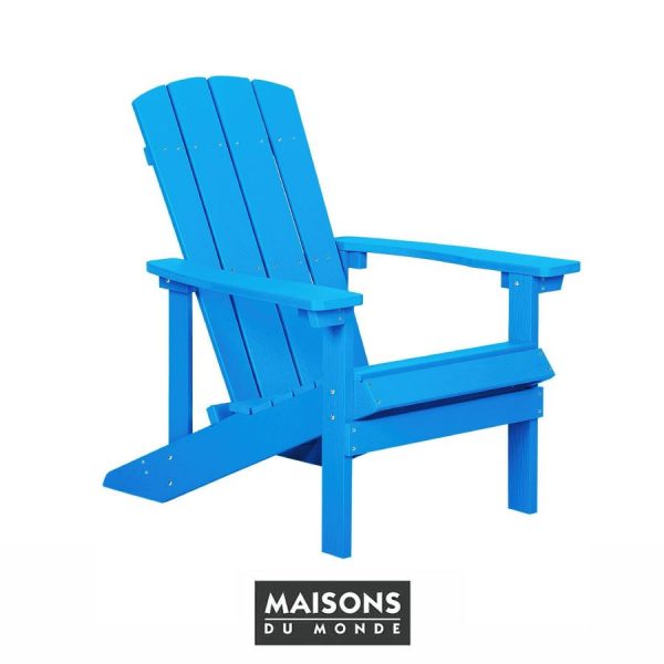 Silla Adirondack azul