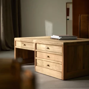 Table basse Issa en teck recyclé de Tikamoon