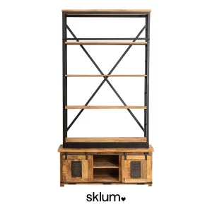 Bibliothèque Uain en bois de Sklum