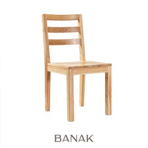 Silla Liona de madera maciza de Banak