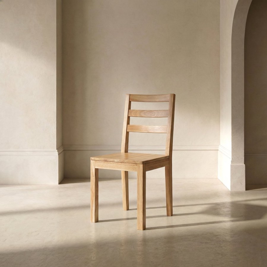 Silla Liona de madera maciza de Banak