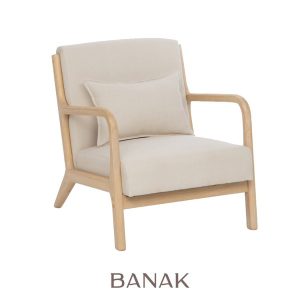 Sillón Bruno beige de Banak