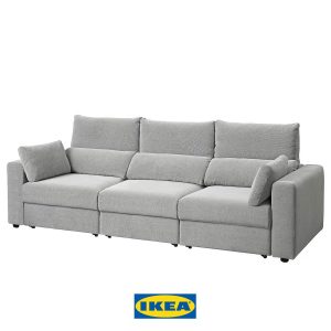 Sofá gris Eskilstuna de tres plazas de Ikea