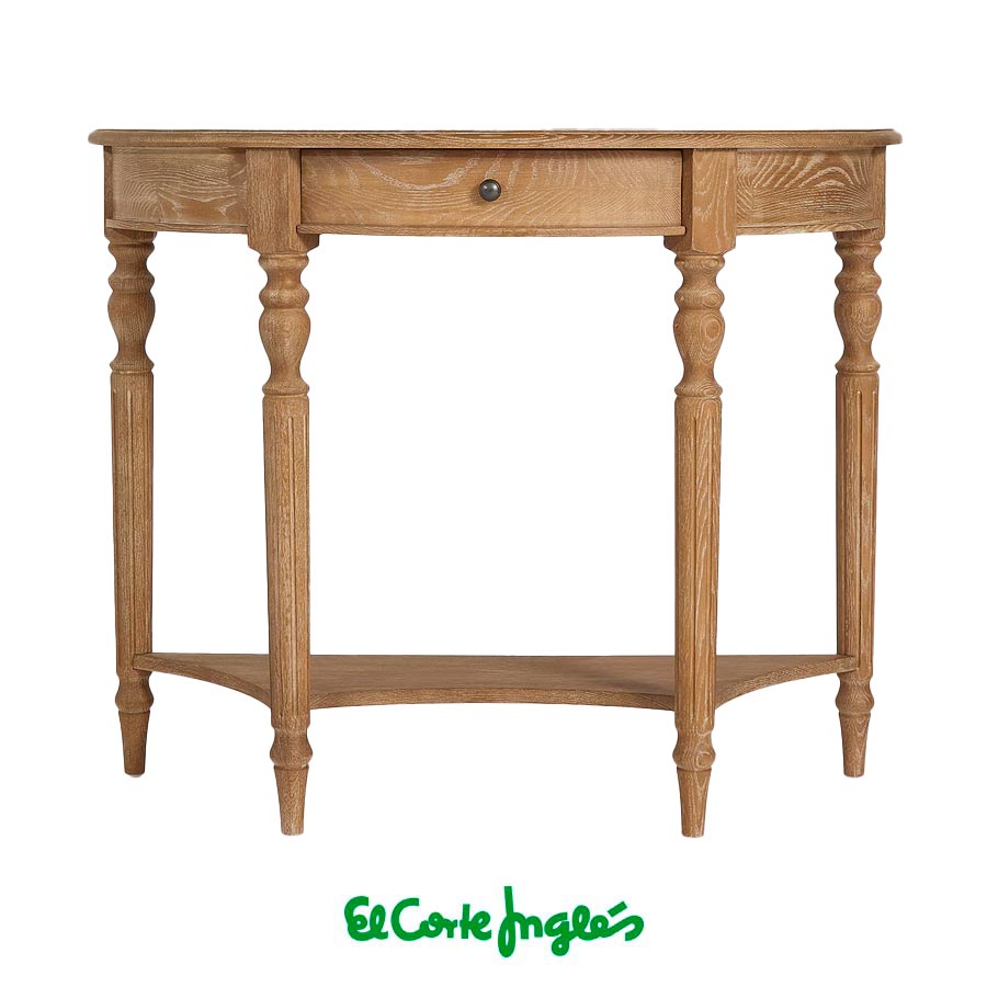 Consola semicircular Vintage de El Corte Inglés