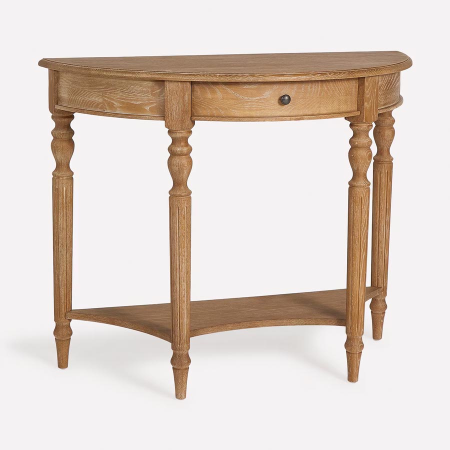 Consola semicircular Vintage de El Corte Inglés