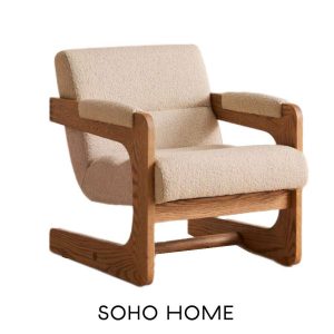 Lara boucle armchair by Soho Home