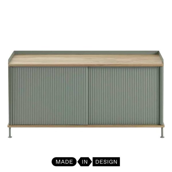 Buffet Enfold vert de Muuto
