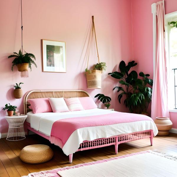 Pink bedroom furniture