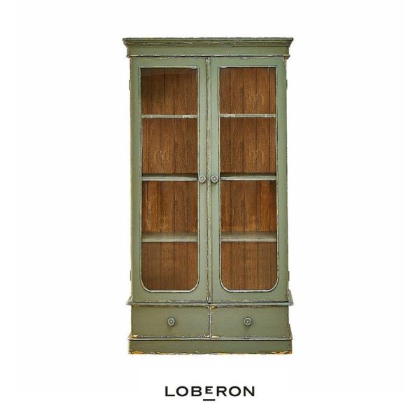 Vitrine vert Cassanet de Loberon