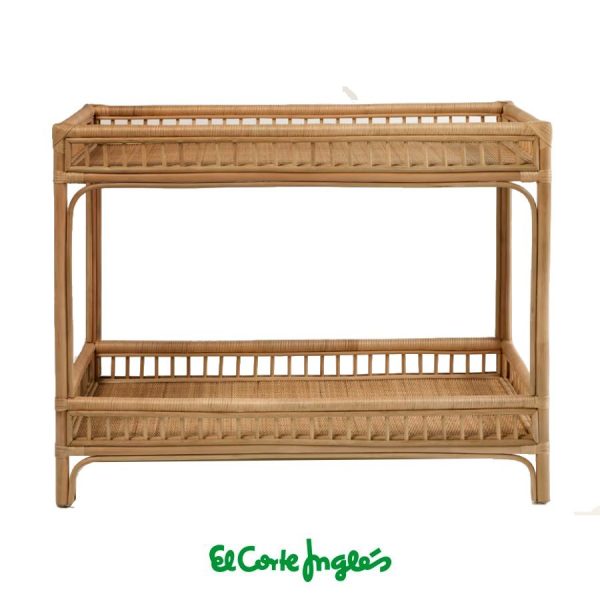 Consola de ratán Borneo de El Corte Inglés