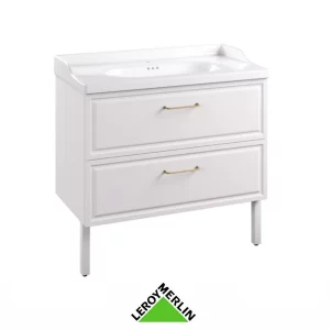 Mueble de lavabo New Charm blanco de Leroy Merlin