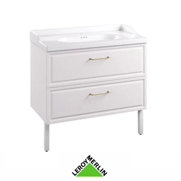 Mueble de lavabo New Charm blanco de Leroy Merlin