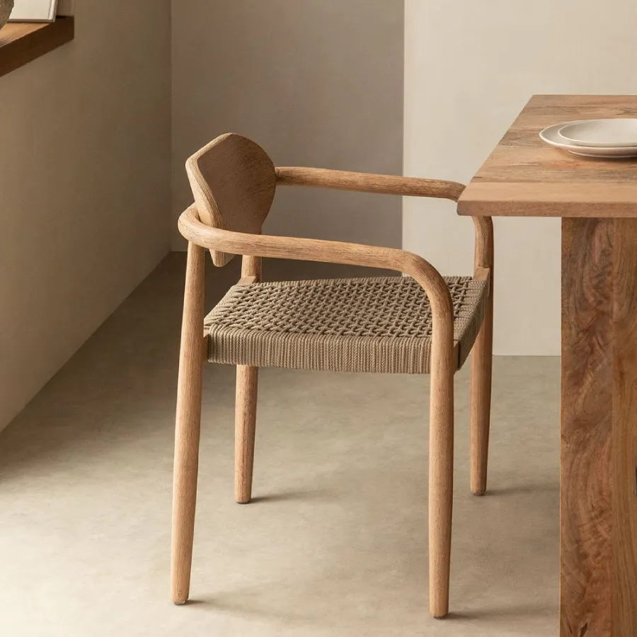 Naele wooden chair by Sklum