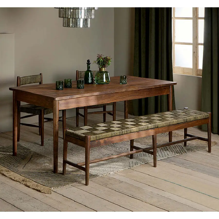 Anbu acacia dining table from Nkuku
