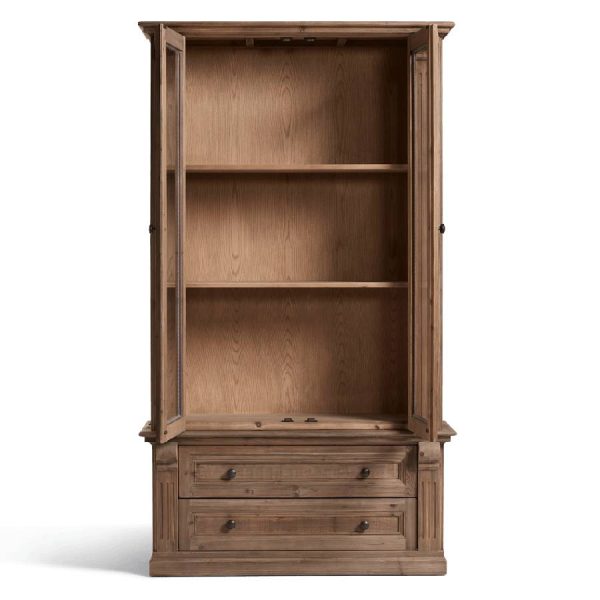 Theodora cabinet made from recycled elm wood by OKA