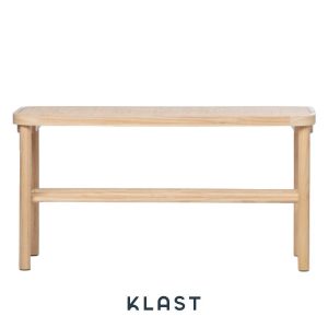 Banco de madera y ratán Loan de Klast