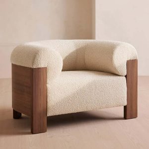 Eldon boucle armchair by Soho Home